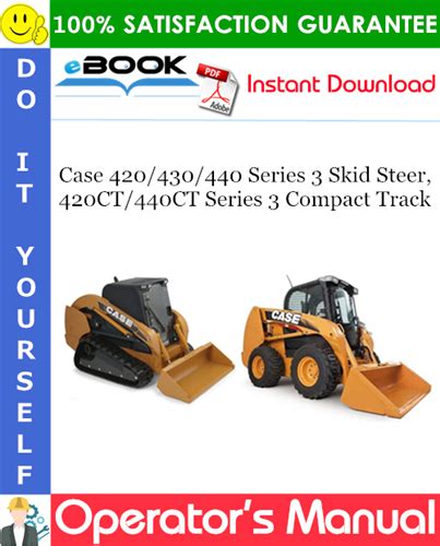 case 420ct tracked skid steer owners manual ebay|case 420 series 3 manual.